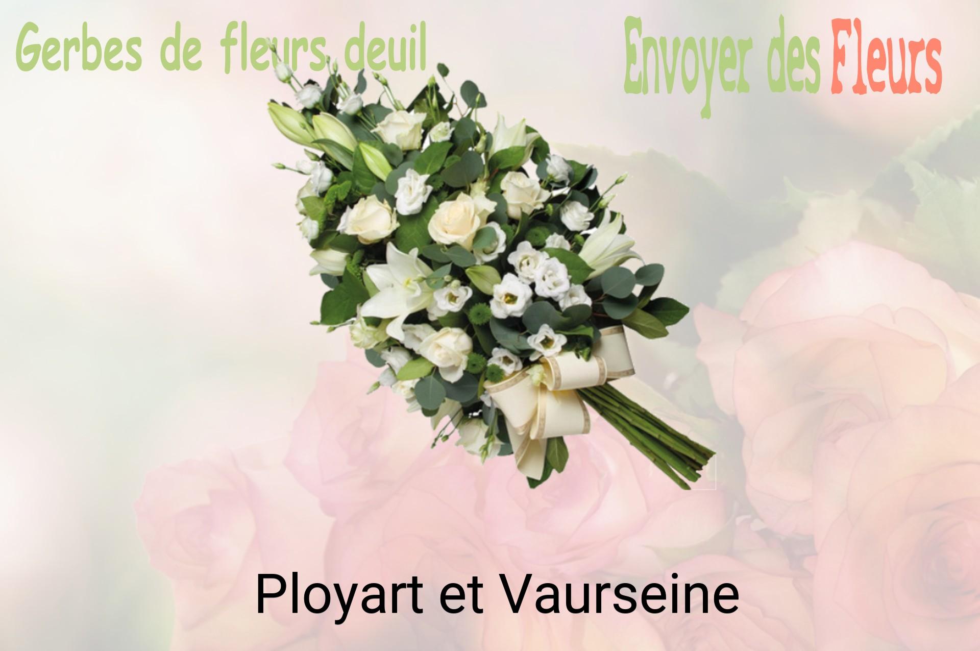 Gerbe de fleurs de deuil livrée à Ployart-et-Vaurseine